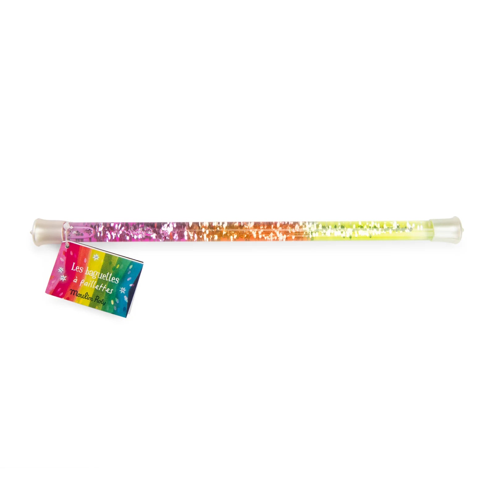 Baguette magique colorée avec des paillettes