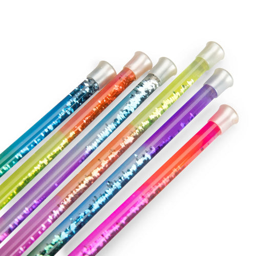 Baguette magique colorée avec des paillettes