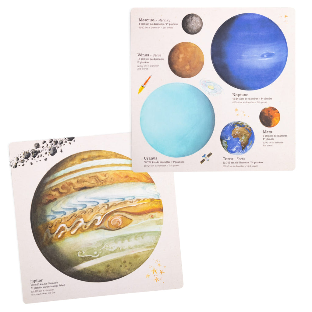 Cofanetto Découverte de l'espace (francese/inglese)