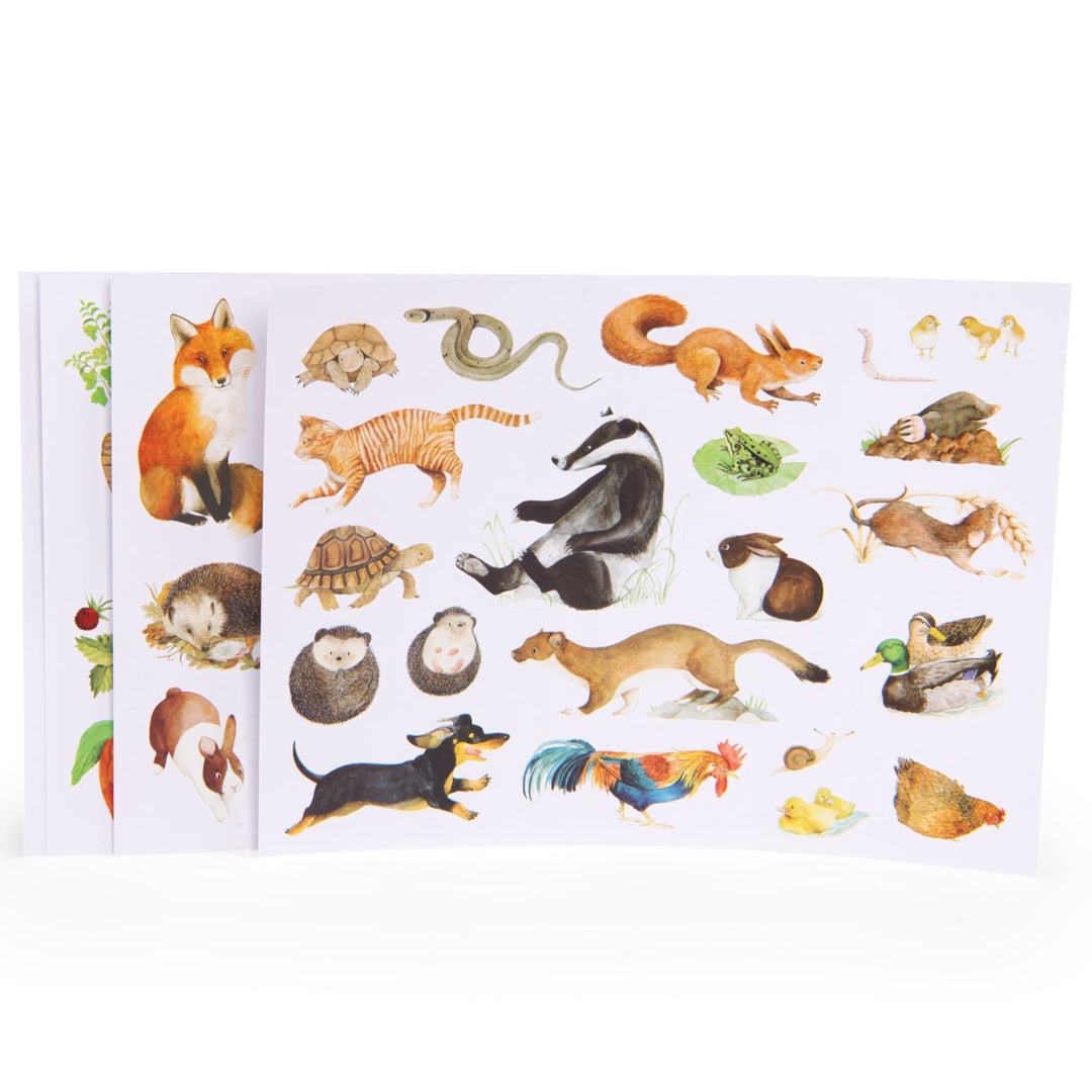 Repositionable stickers, Nature (100 pcs)