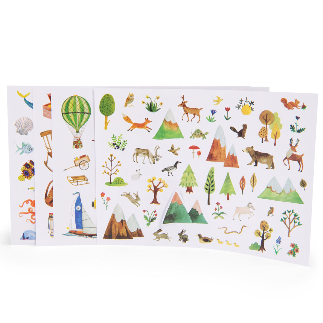 Repositionable stickers, Adventure (154 pcs)