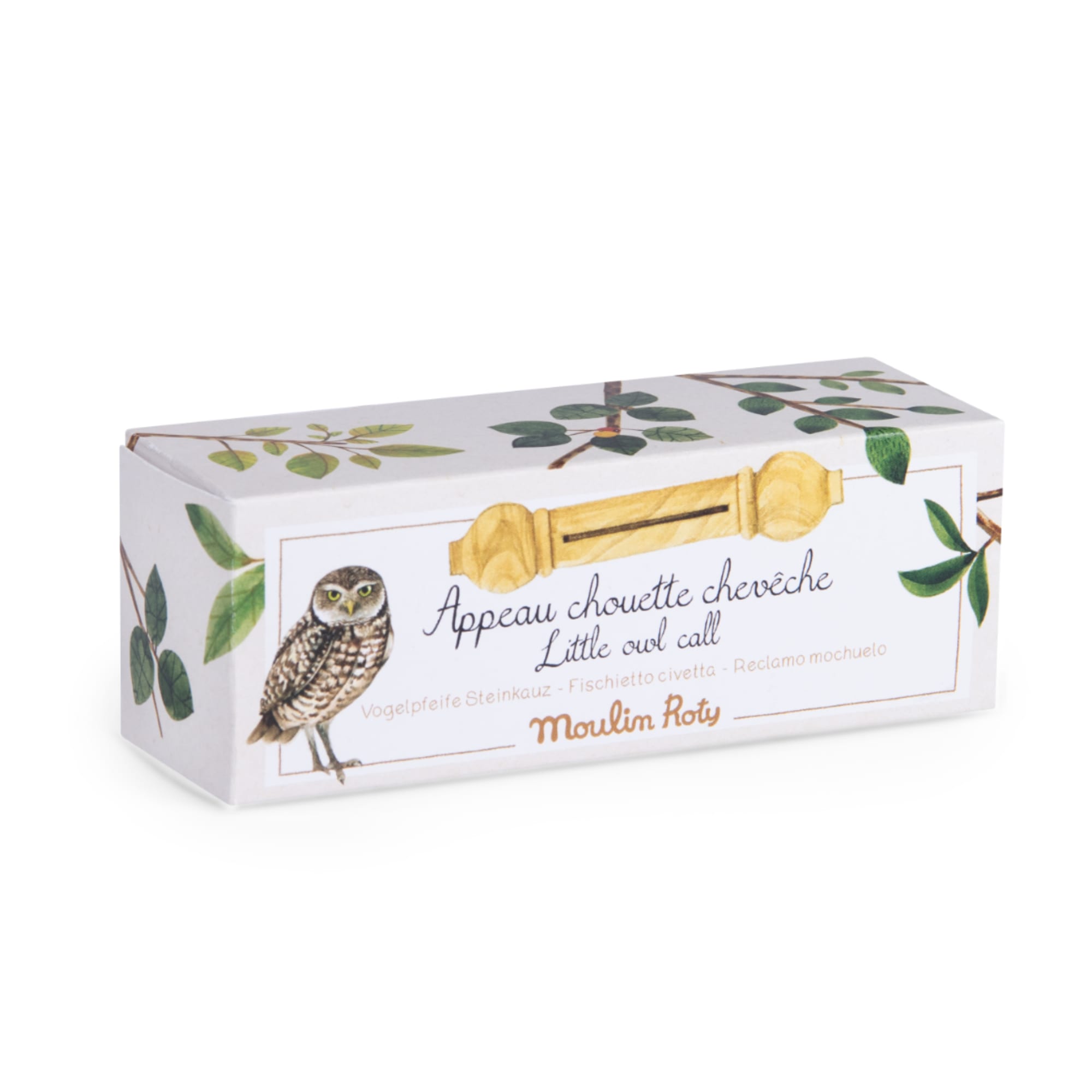 Wooden owl whistle
