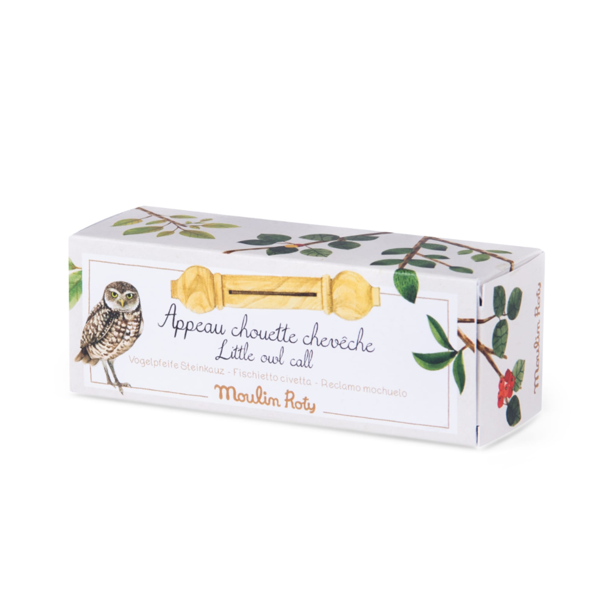 Wooden owl whistle