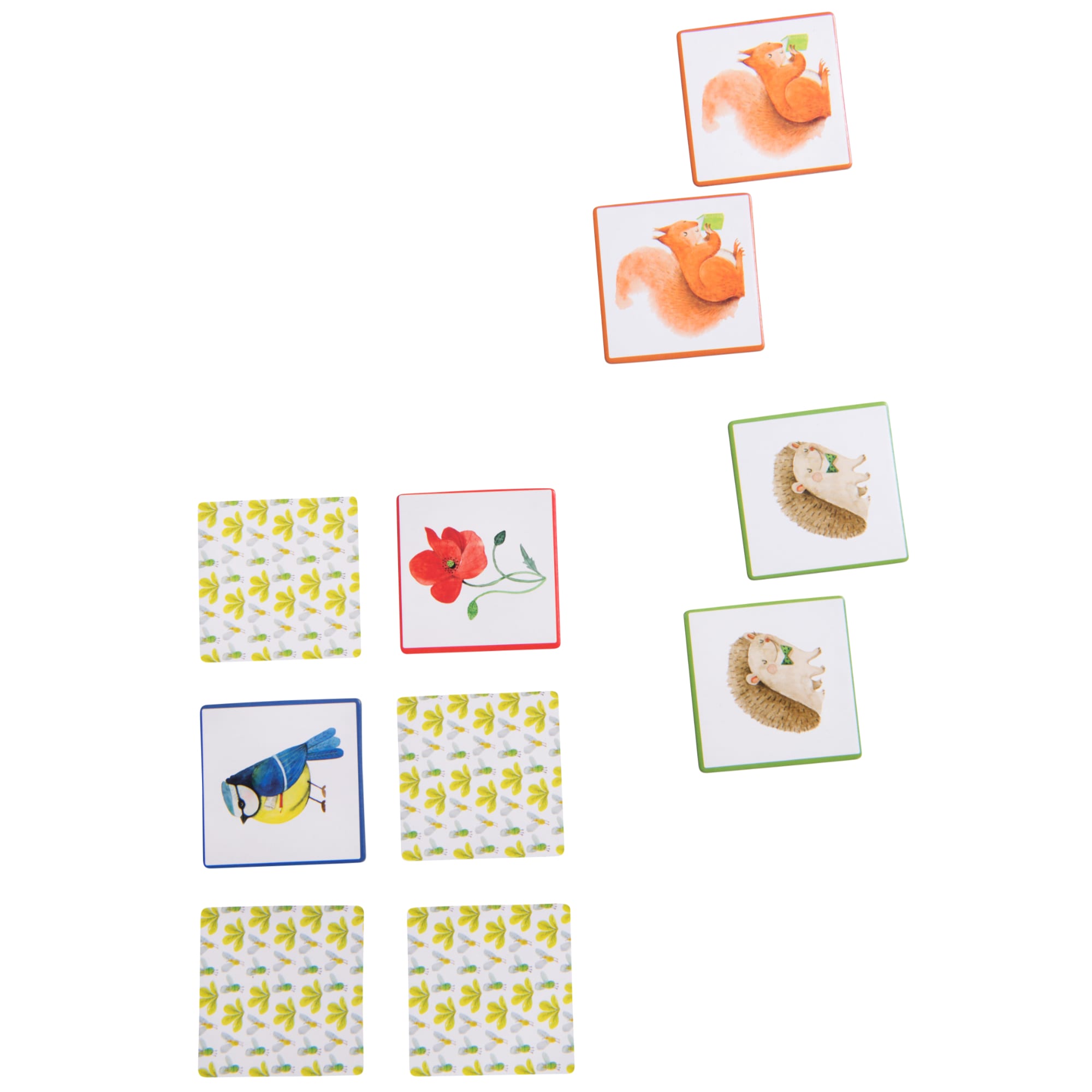 Gioco di memoria della natura