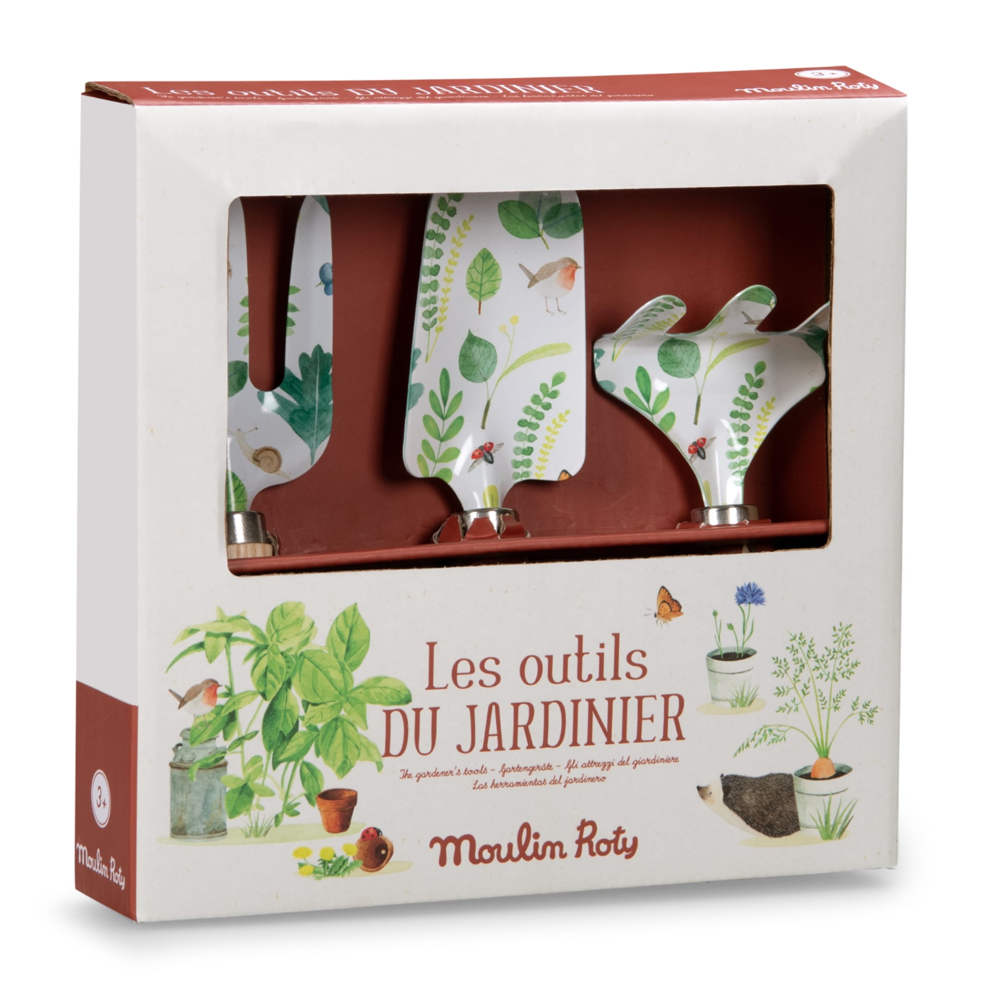 Set of 3 gardener's tools for children
