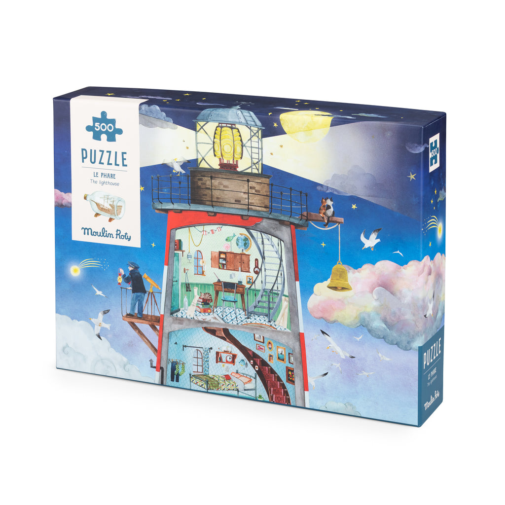 Puzzle Faro nella tempesta, 1 000 Pezzi Puzzle Faro nella tempesta, 1 000 Pezzi