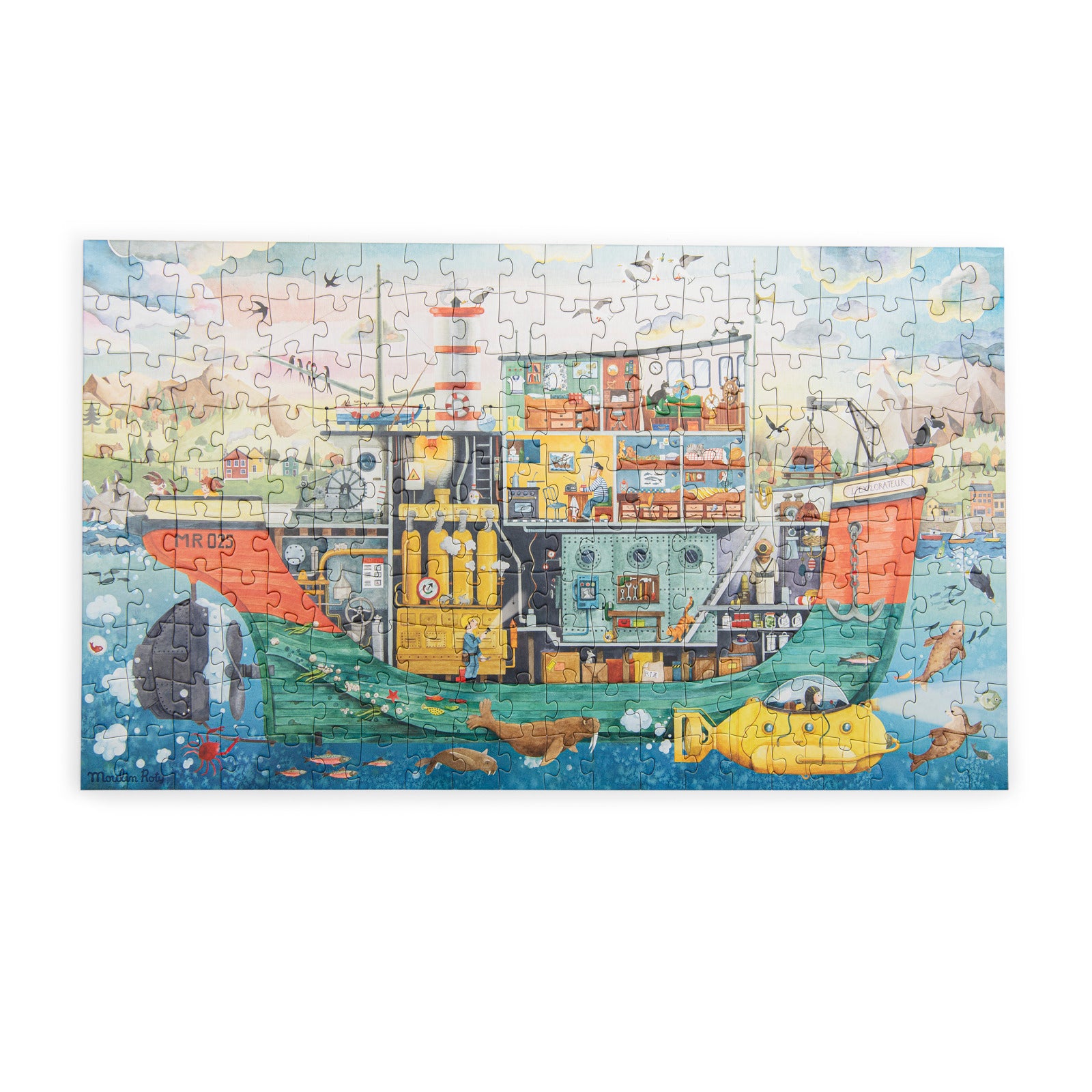 The Explorer's Ship Puzzle, 200 pieces