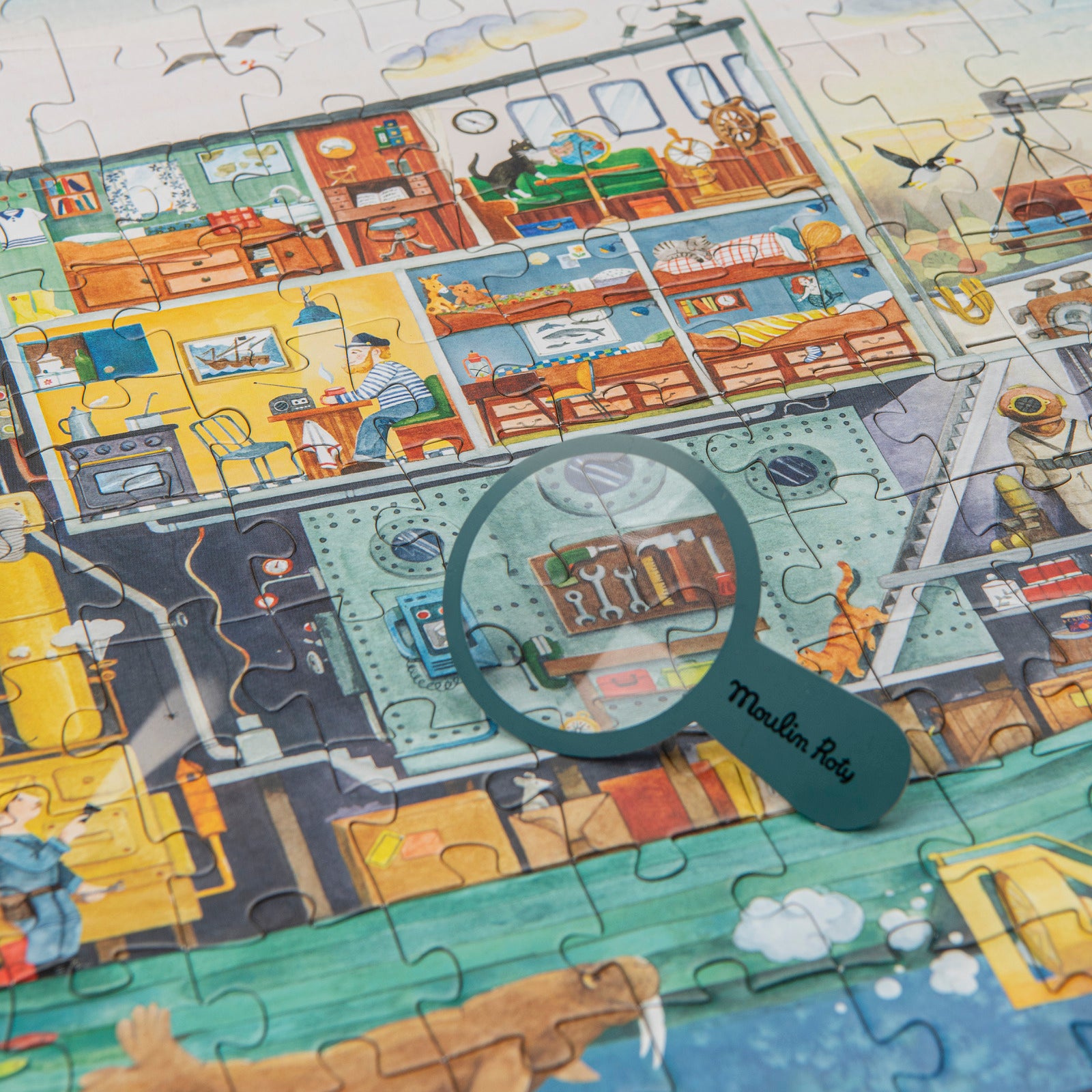 The Explorer's Ship Puzzle, 200 pieces