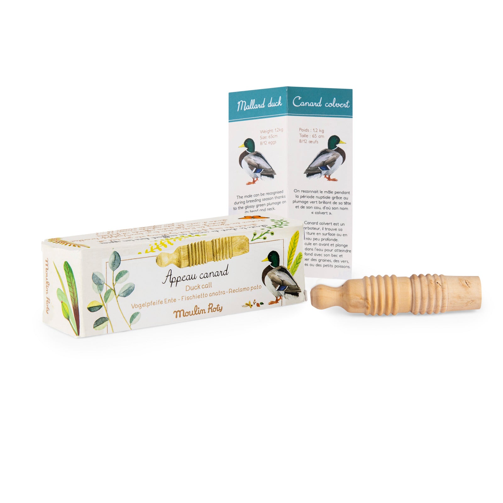 Richiamo per anatre in legno