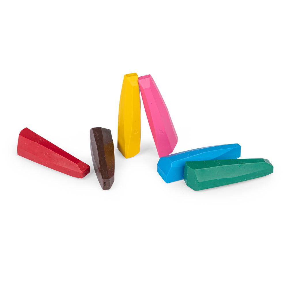 Wax crayons, 6 colors