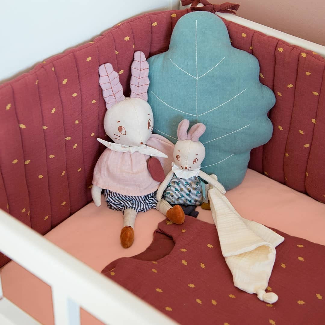 Cuscino Foglia Neonato in Cotone Organico Bio | Moulin Roty 715131