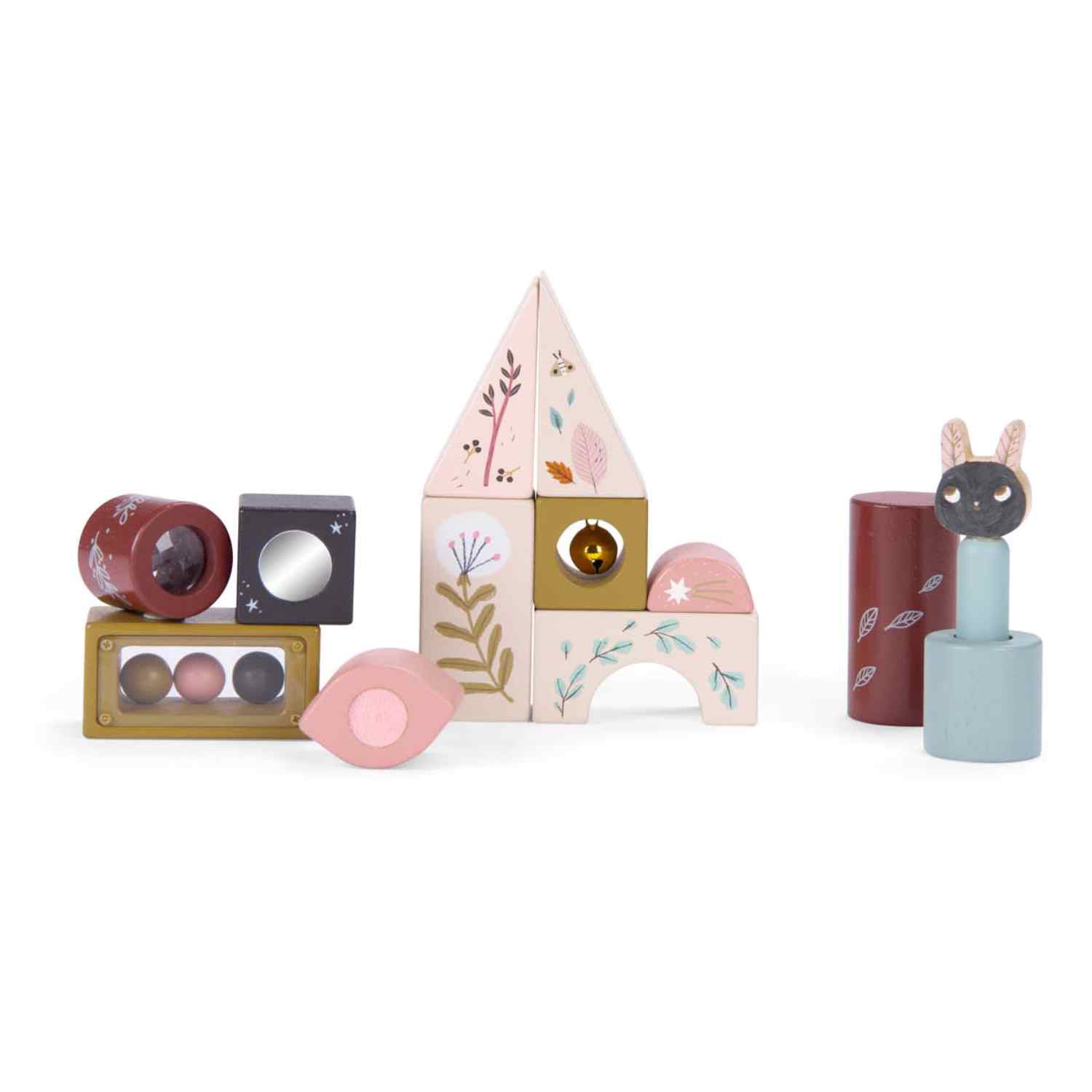 Set 5 Dadi In Legno Samena Con Pois Colorati – 4 Cm Di Lato – Grandi E Massicci Per Giochi Da Tavolo