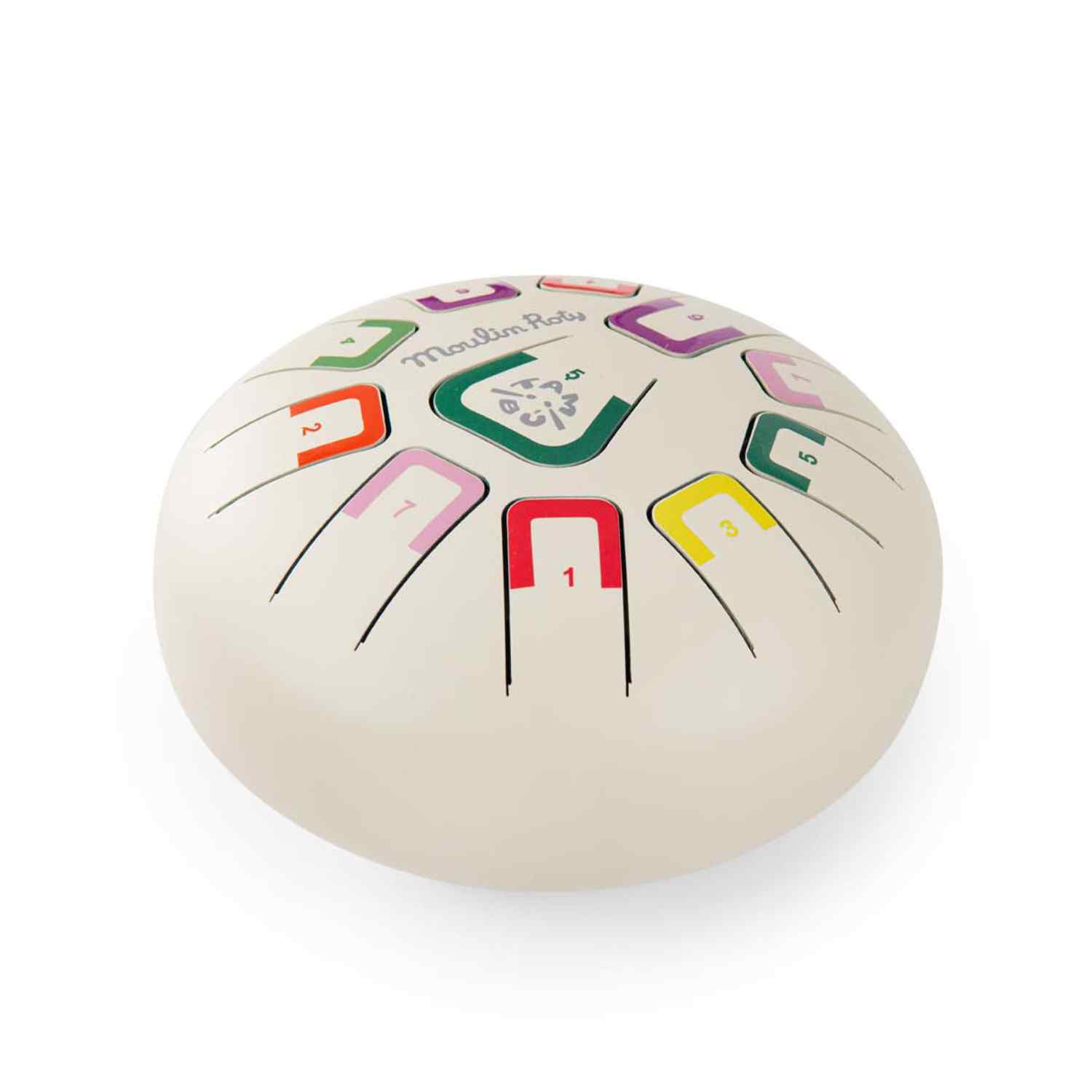 Drum with metal tongues cream, Tambù