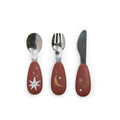 Silicone and stainless steel cutlery set, Après la pluie