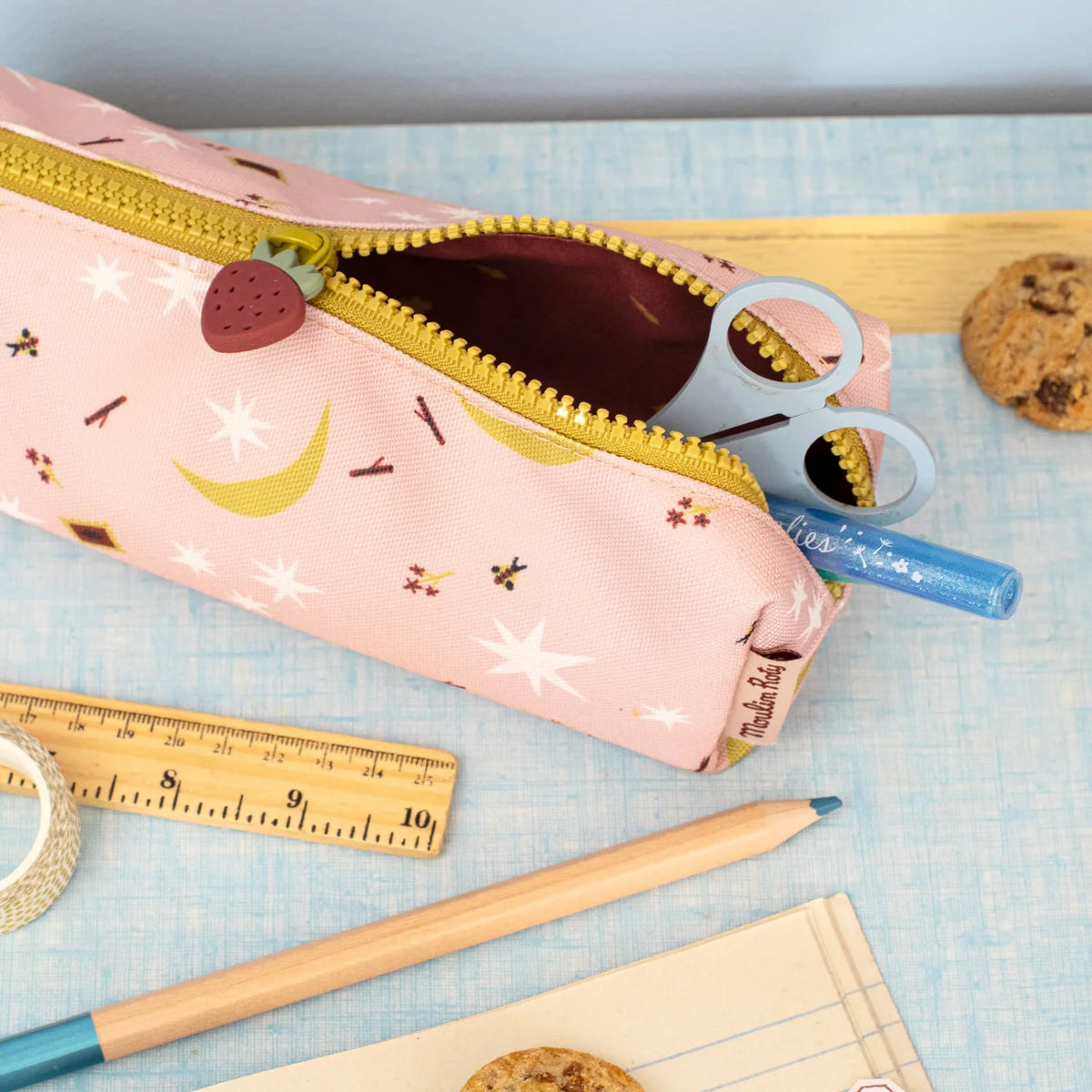Pink pencil case
