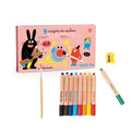 3 in 1 colored pencils, 9pcs Les Schmouks