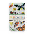 Metal box with 12 multi-colored pencils