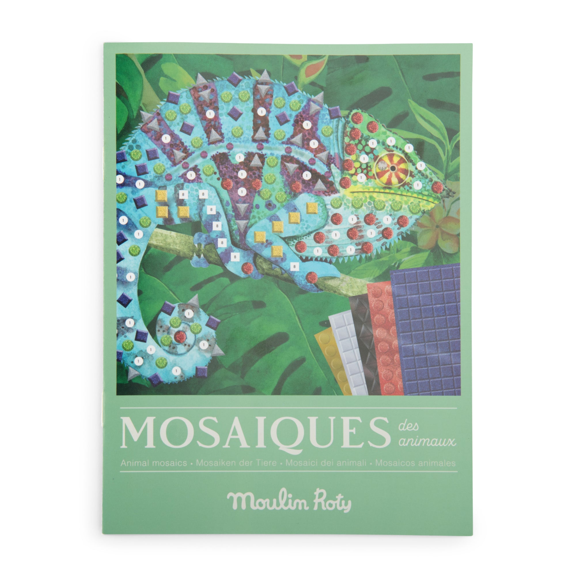 Cofanetto mosaici di animali