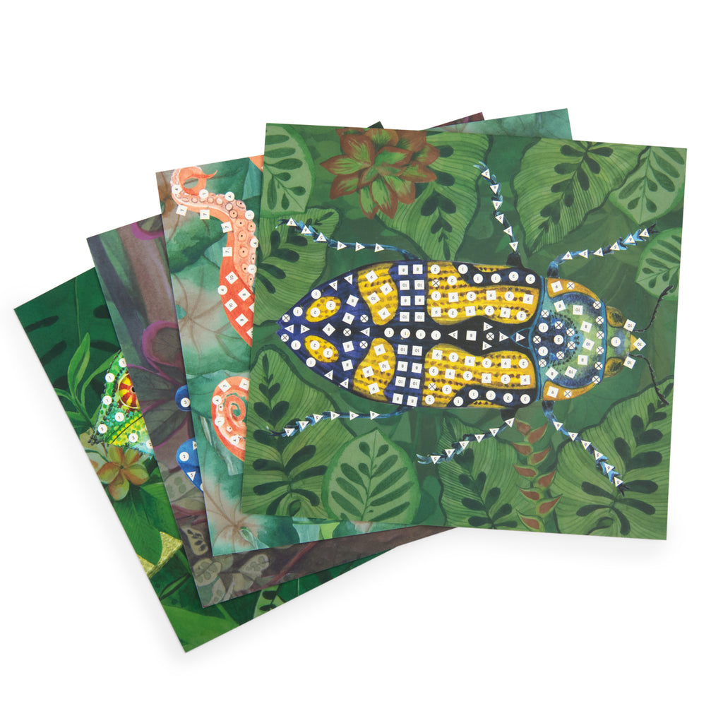 Animal mosaic box