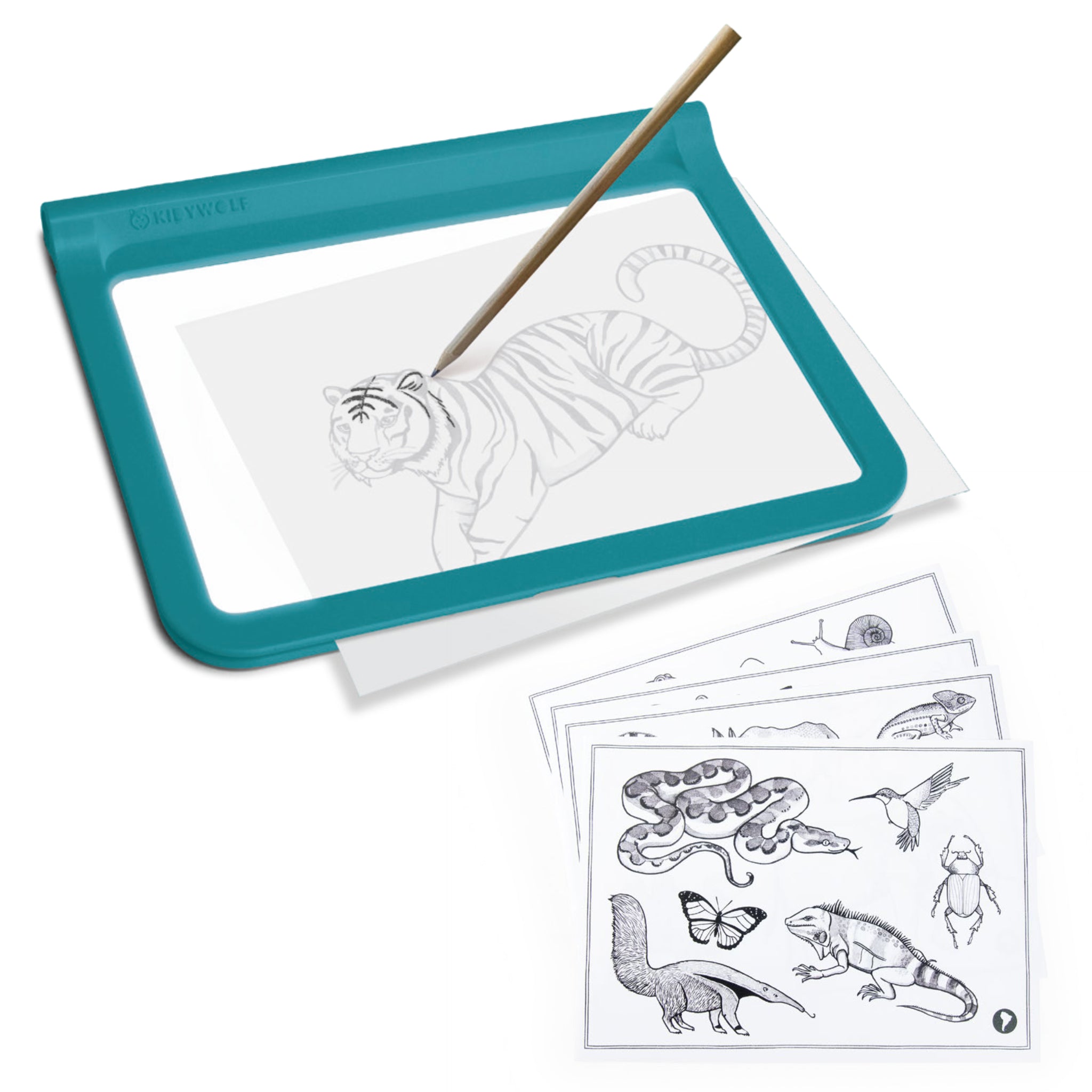 Tavoletta da disegno luminosa bifacciale, Kidywolf