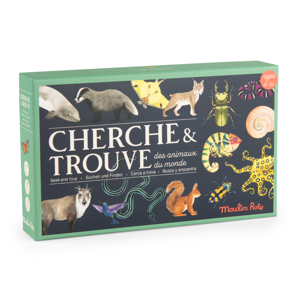 Gioco cerca e trova, Animali del mondo