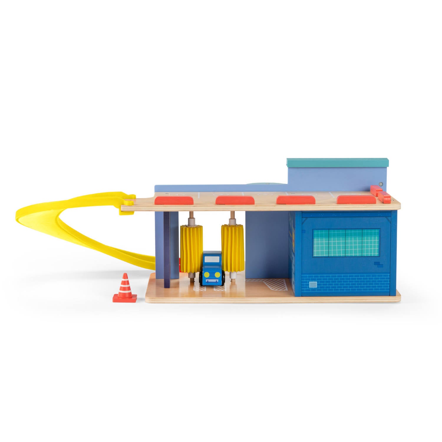 Wooden gas station