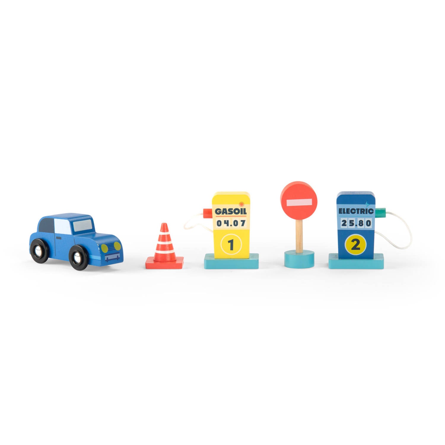 Wooden gas station