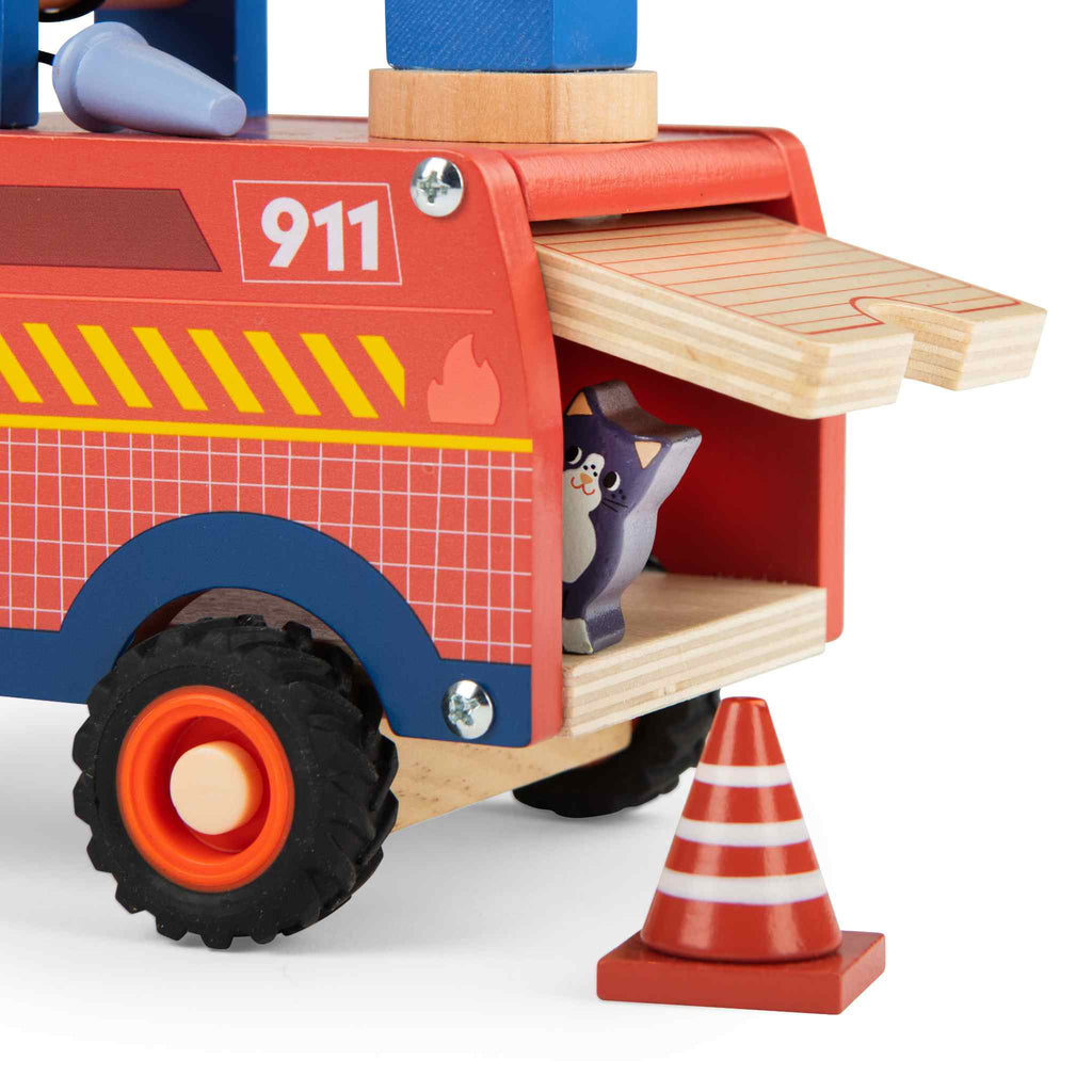 Wooden fire engine