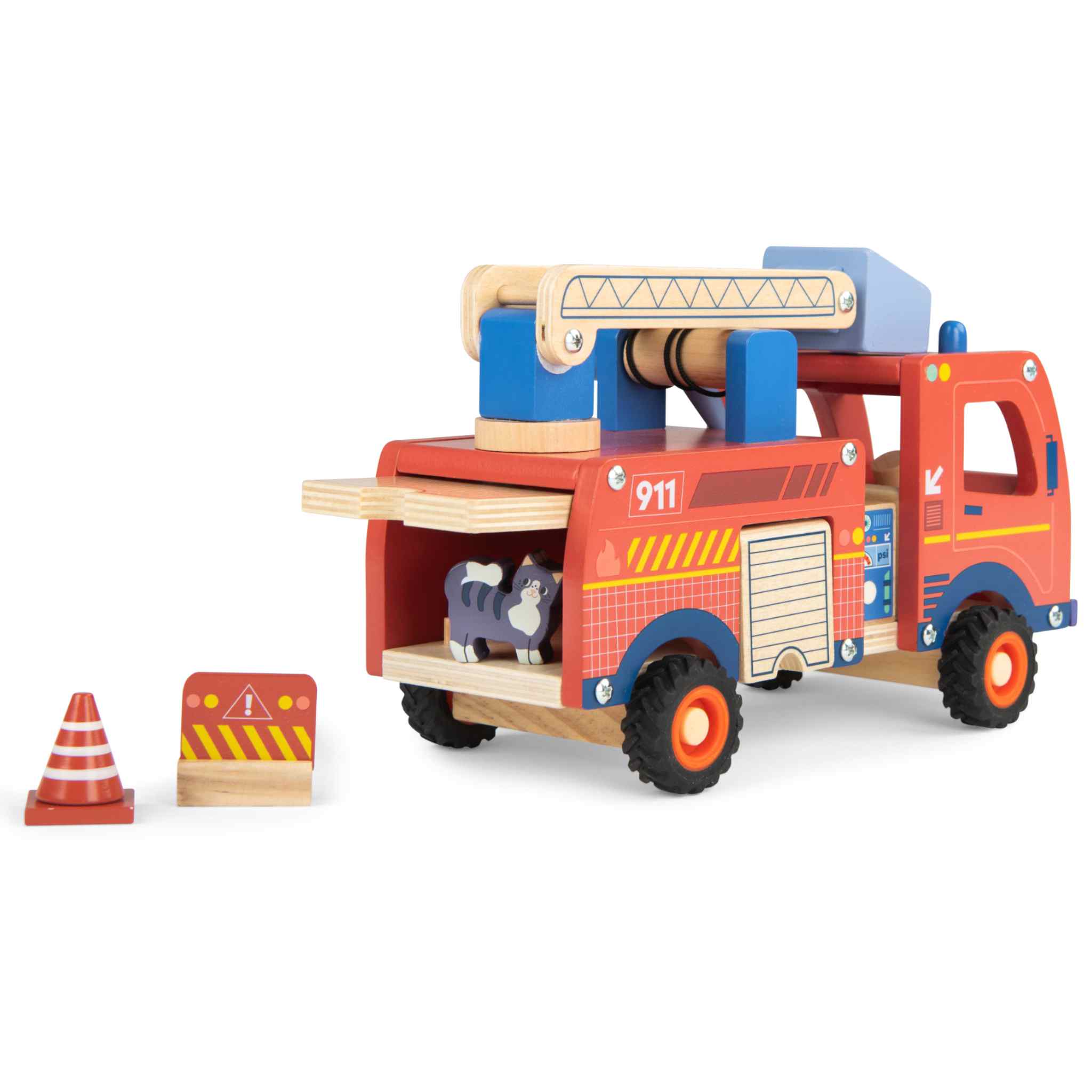 Wooden fire engine