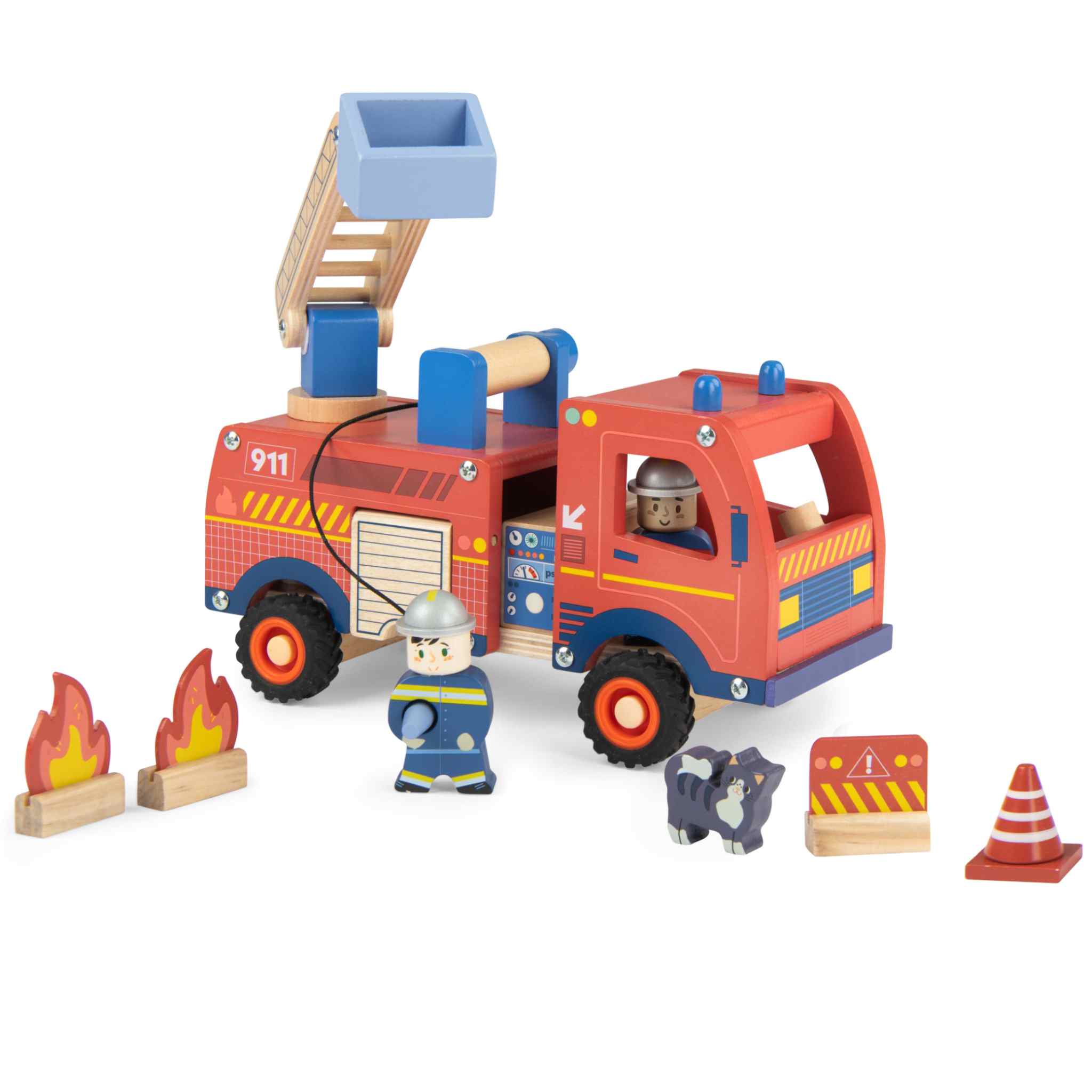 Wooden fire engine