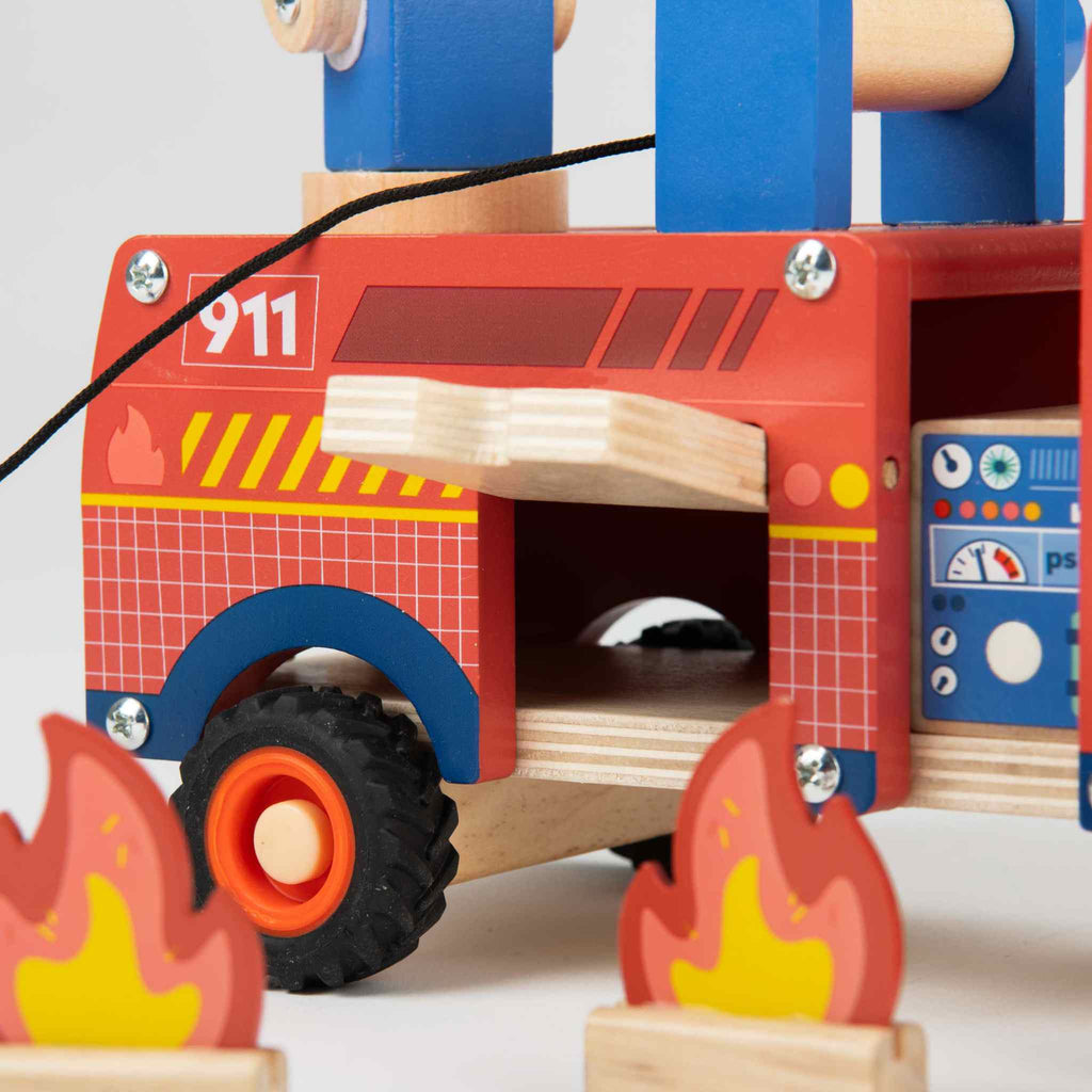 Wooden fire engine