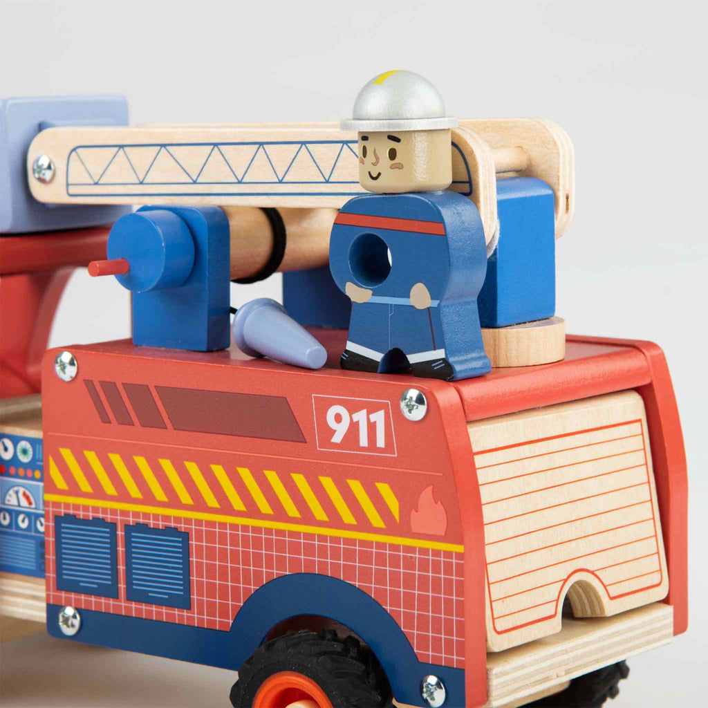 Wooden fire engine