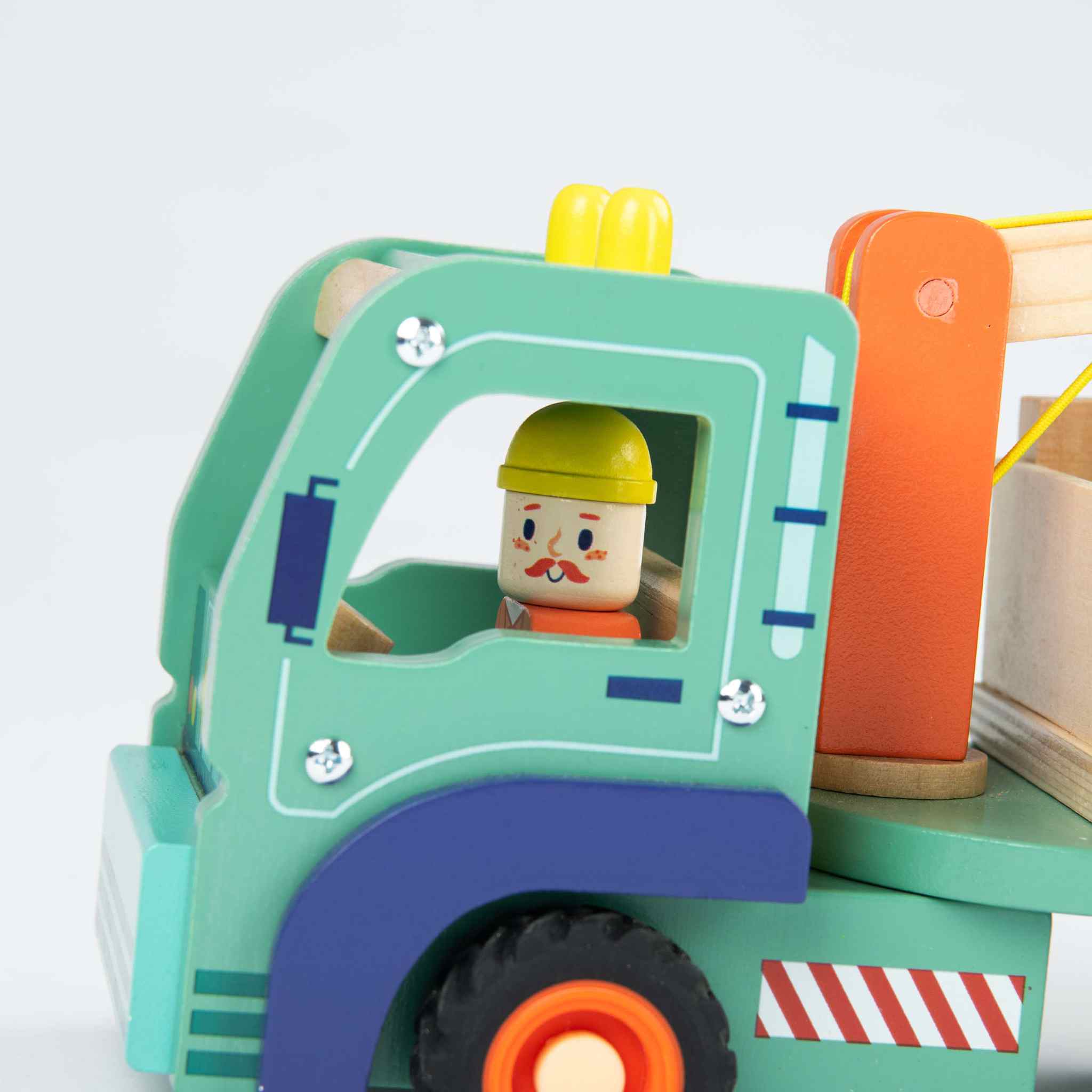 Forestry crane wooden truck