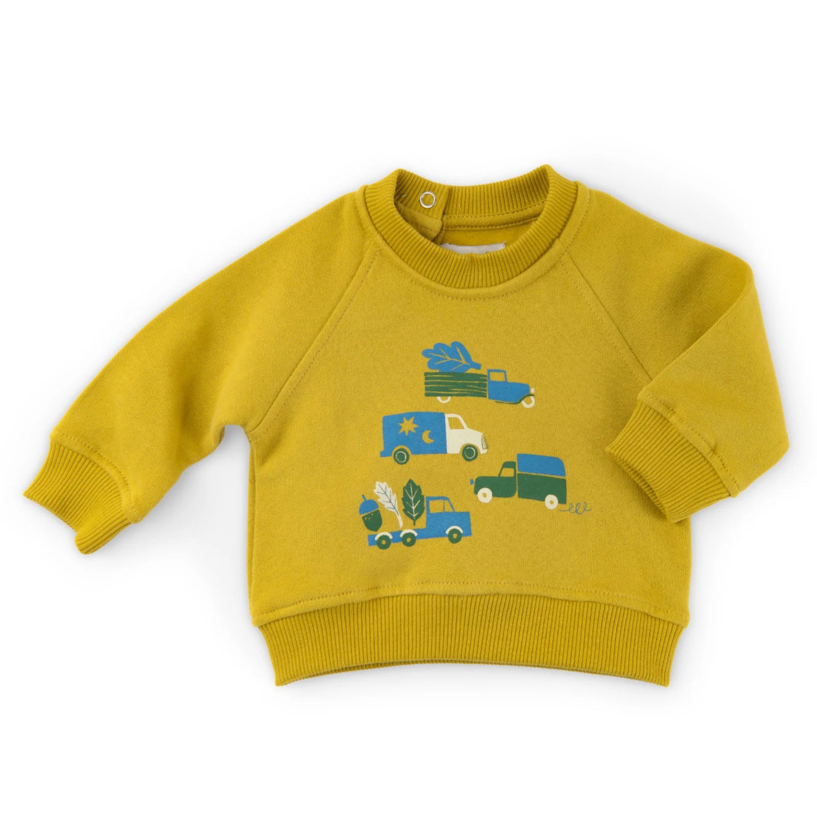 Sweat-shirt molleton imprimé camions, Otis
