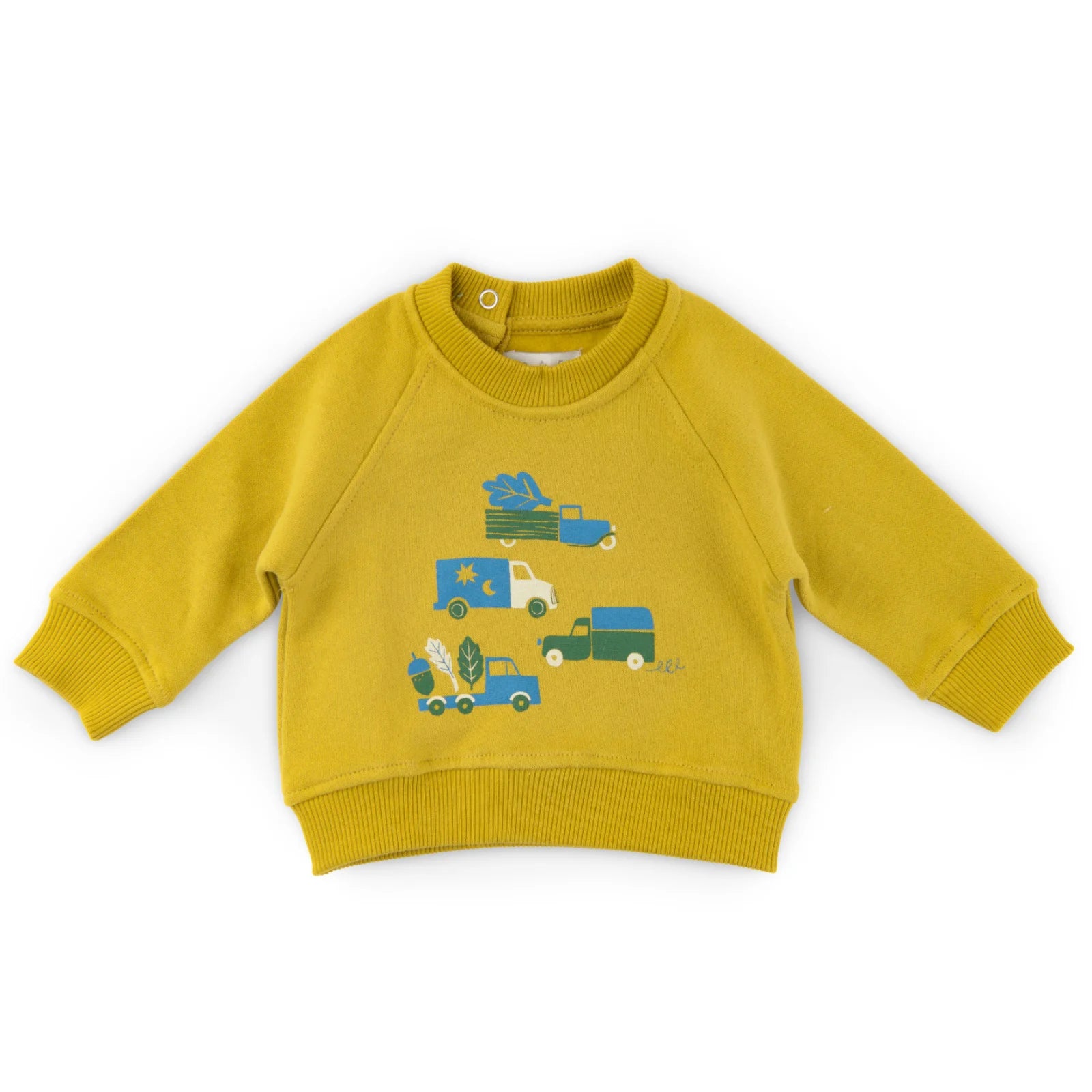 Sweat-shirt molleton imprimé camions, Otis