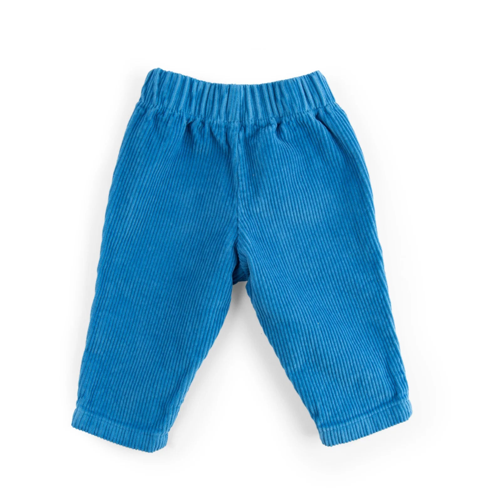 Pantalon en velours côtelé bleu, Ozan
