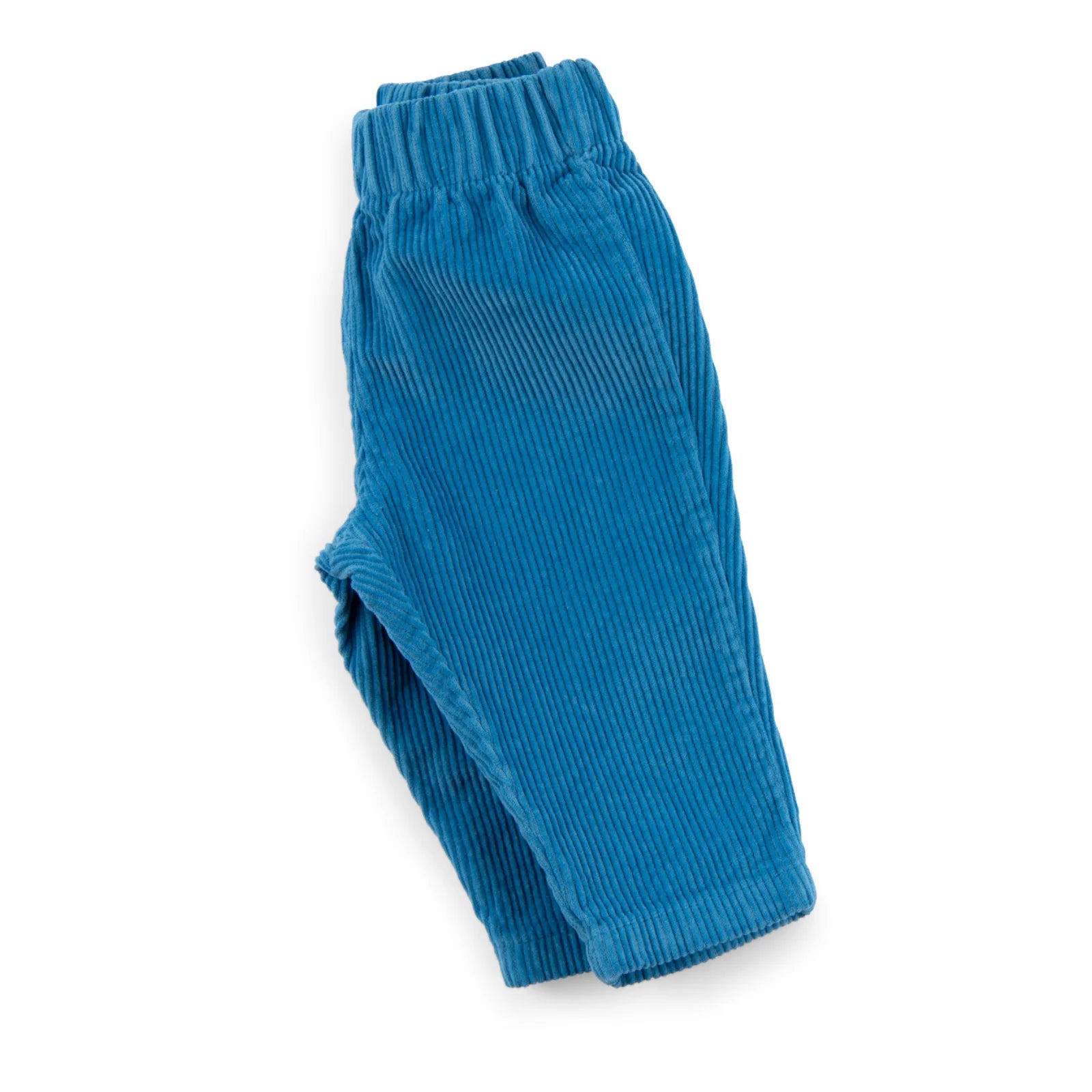 Pantalon en velours côtelé bleu, Ozan
