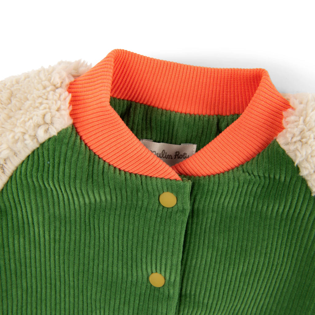 Blouson teddy en velours côtelé, Owen