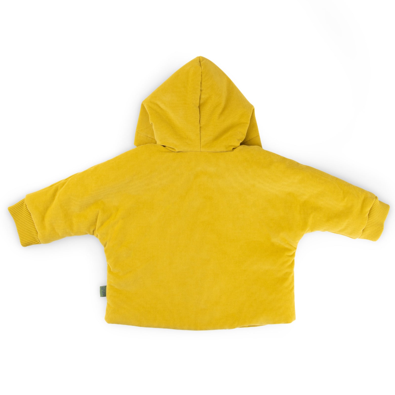 Manteau à capuche en velours jaune, Ondine