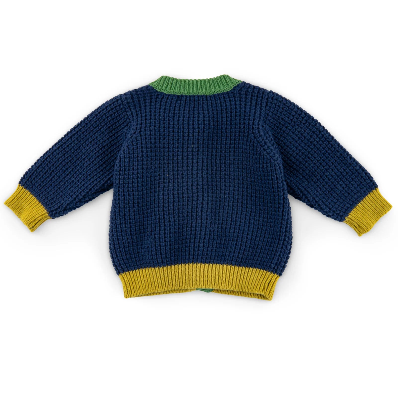 Cardigan in maglia grossa tricolore, Orion