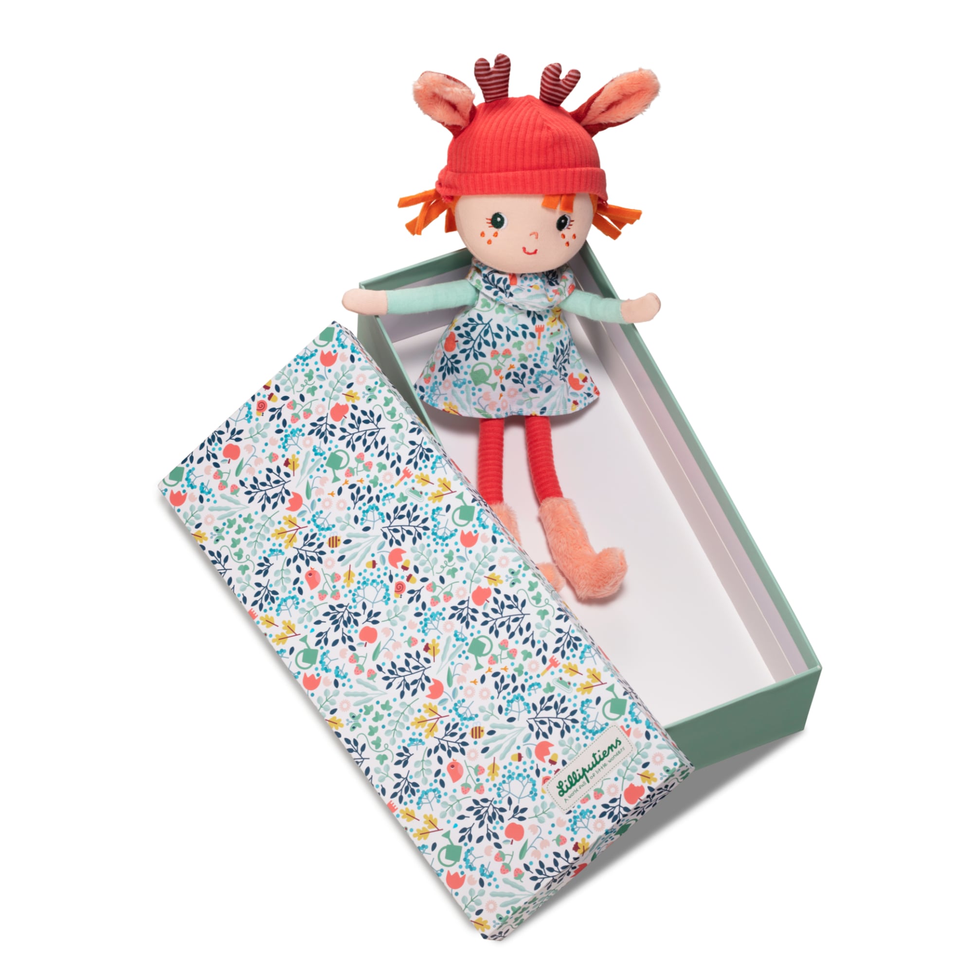 Fabric doll with box, Stella