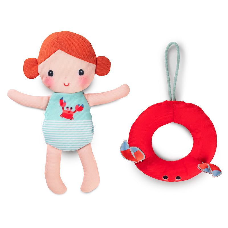 Crab bath doll
