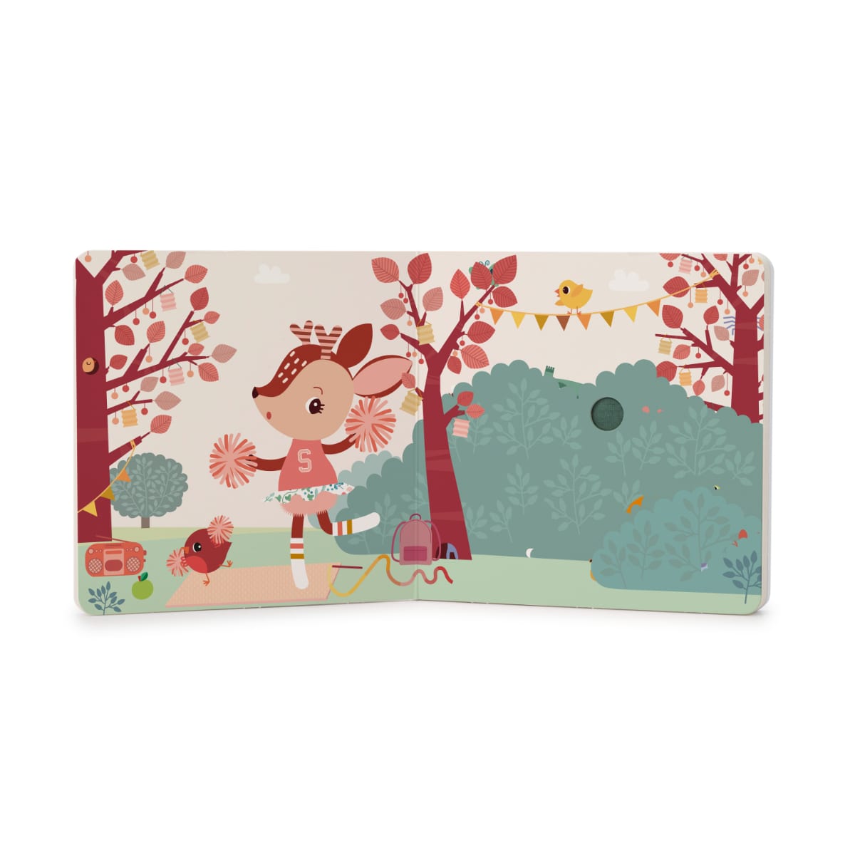 Libro tattile e sonoro Happy forest | Lilliputiens