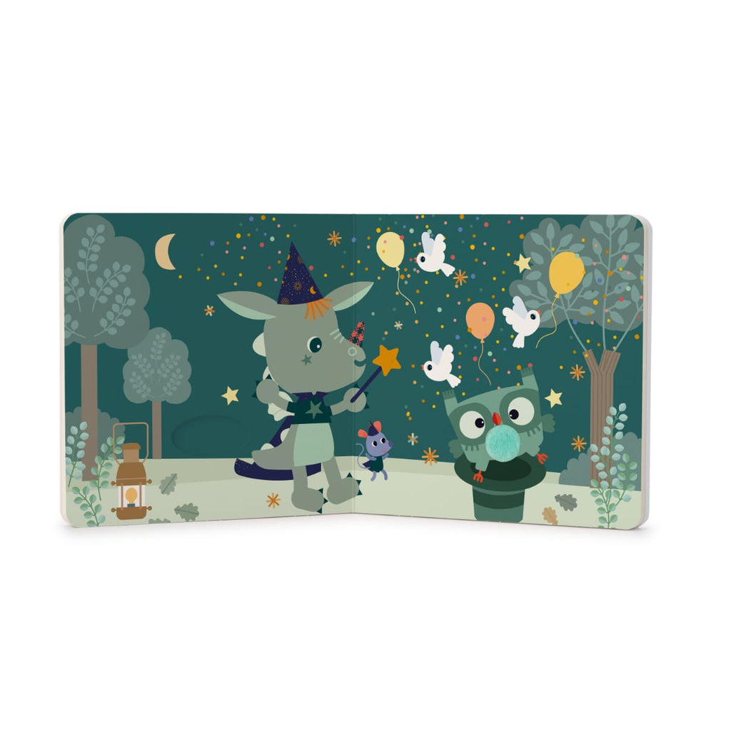 Libro tattile e sonoro Happy forest | Lilliputiens