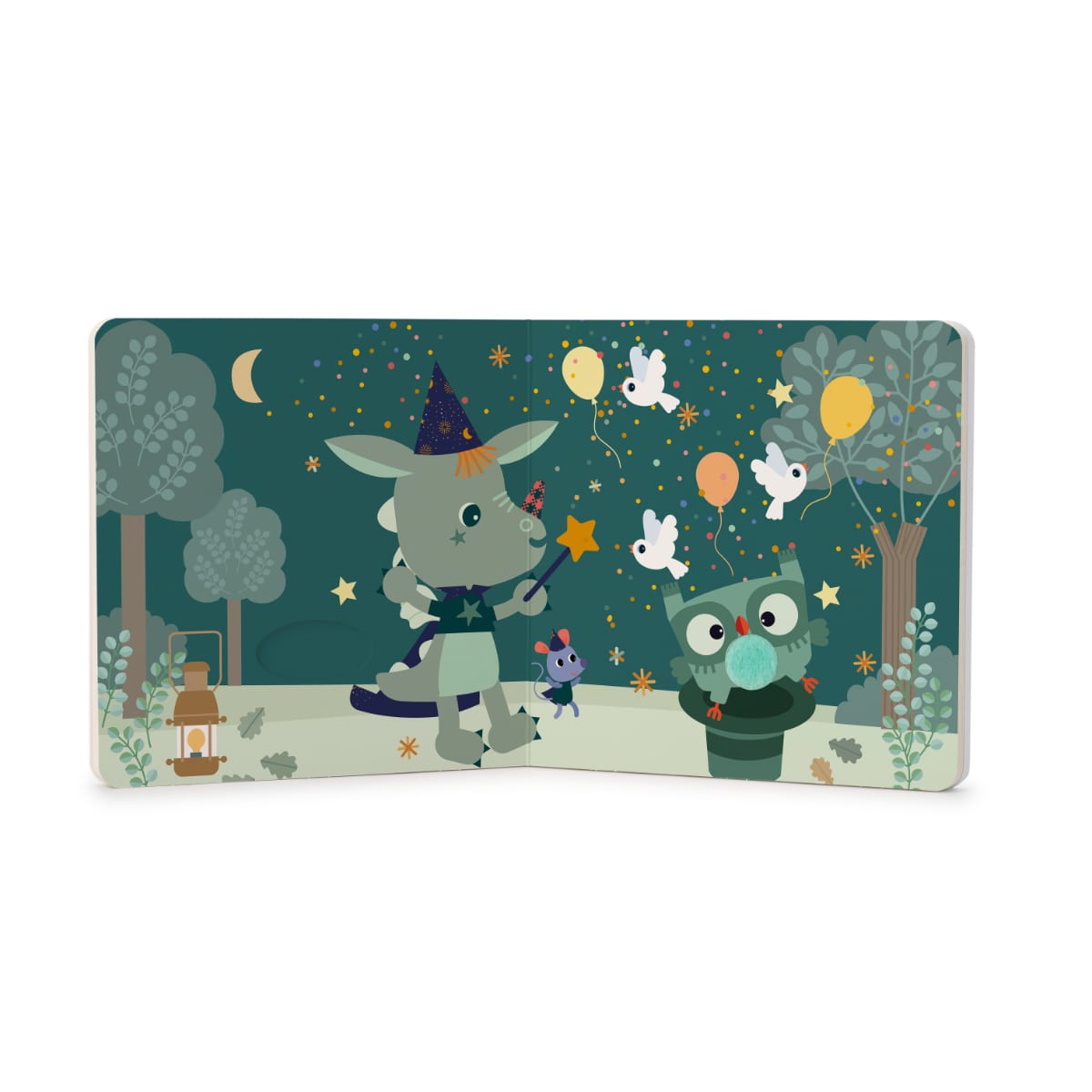 Libro tattile e sonoro Happy forest | Lilliputiens