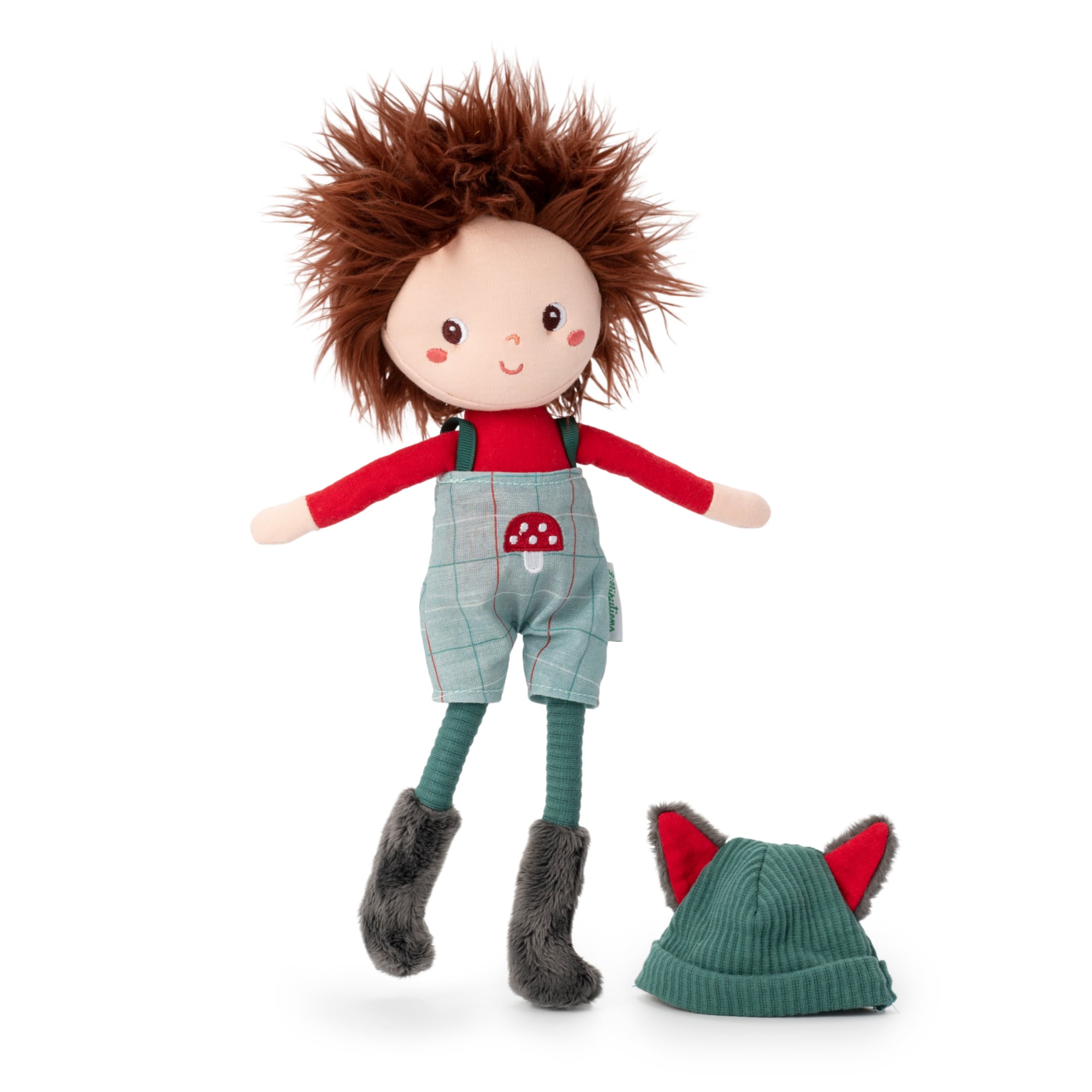 Cloth Doll with Box, Louis
