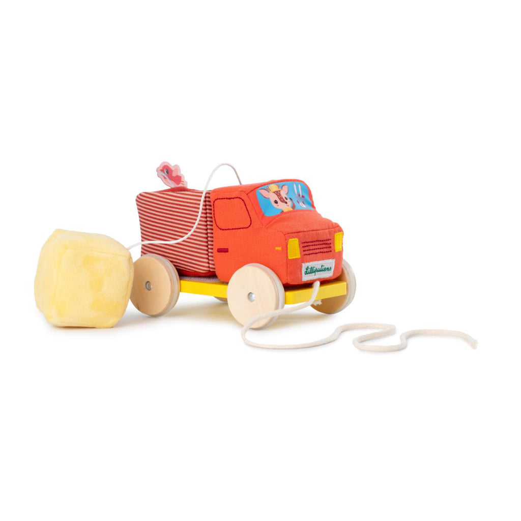 Pull-Along Activity Truck, Red