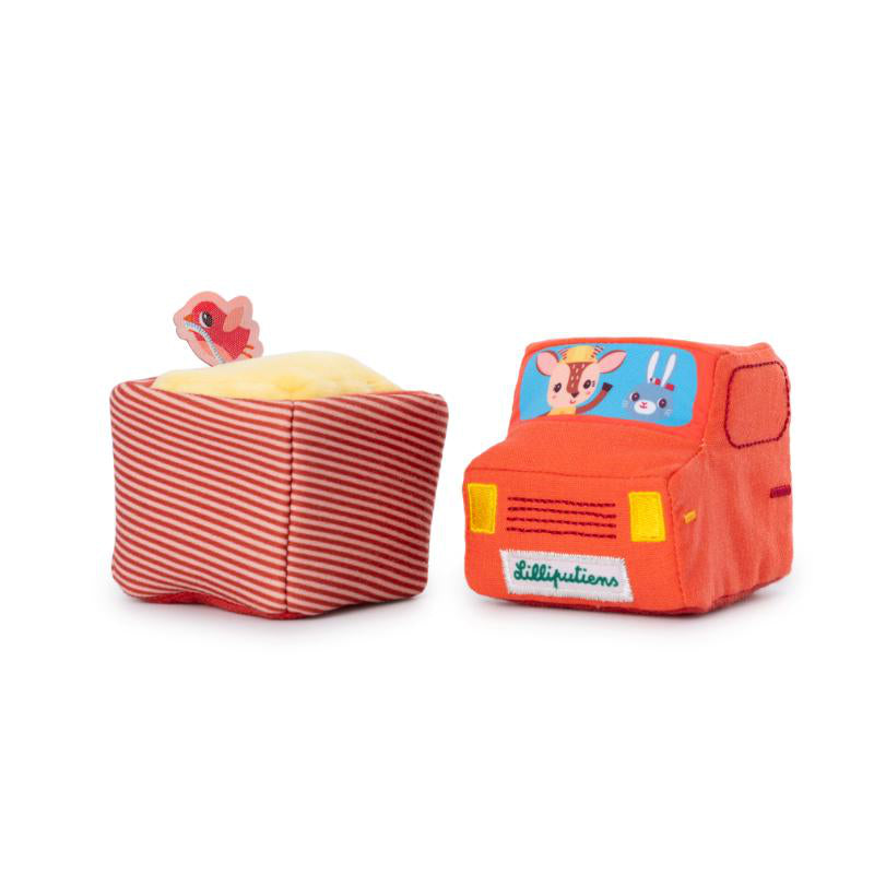 Pull-Along Activity Truck, Red