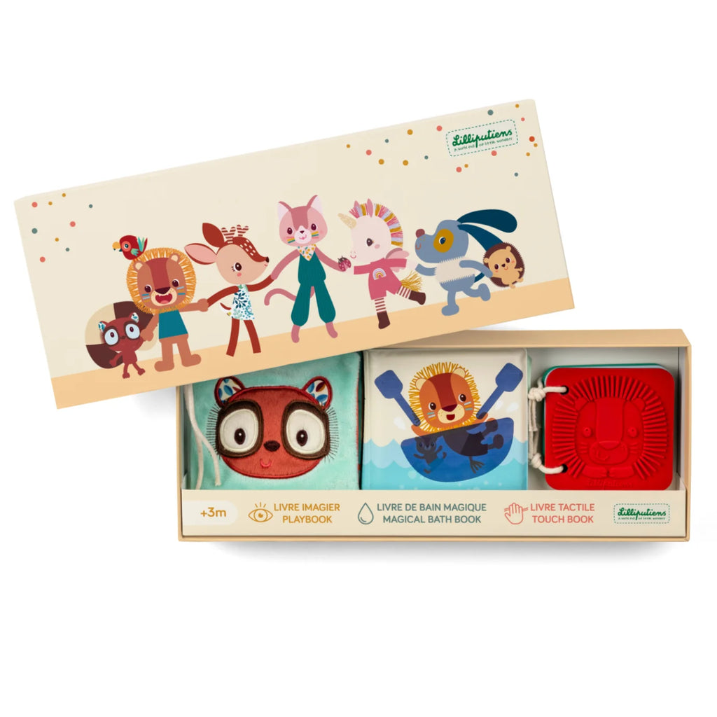 Set di 3 libri sensoriali Giungla Lilliputiens - foto 2