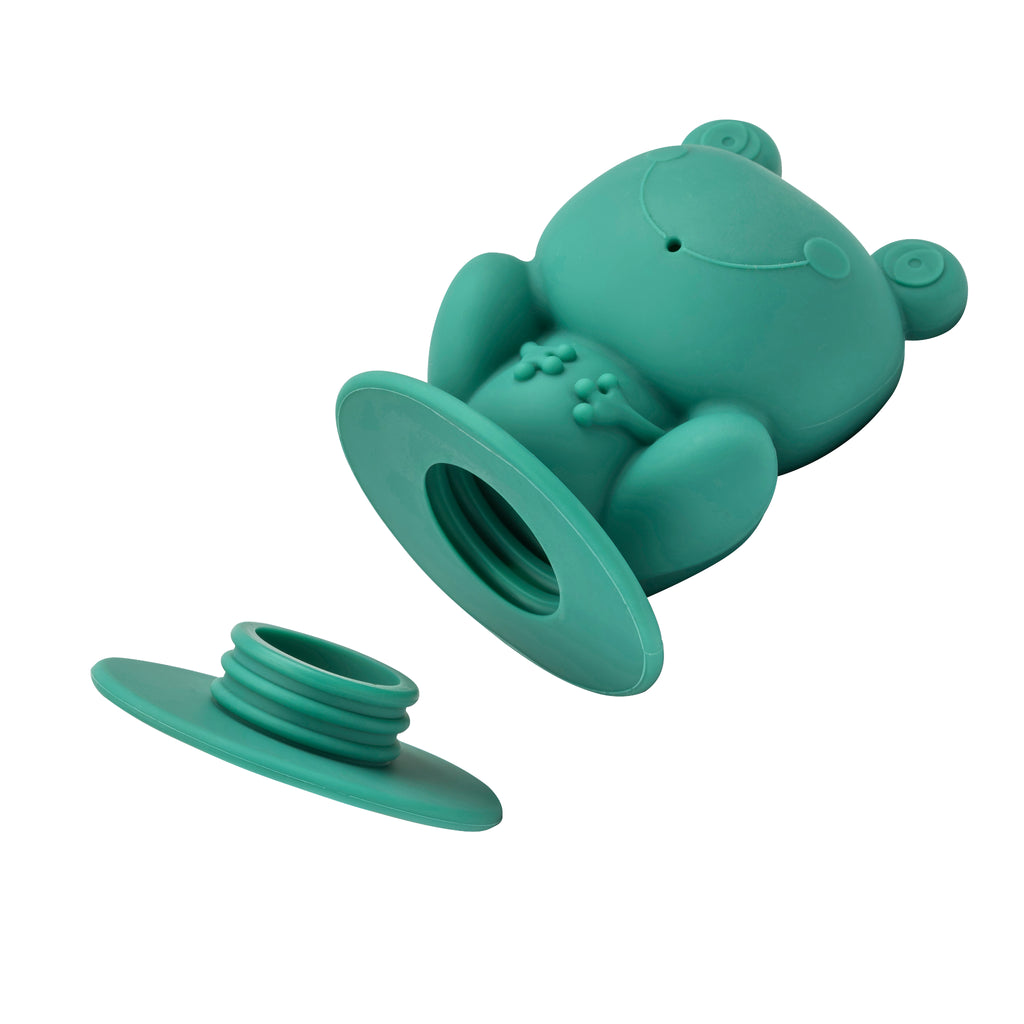 Bath Toy, Set of 3 Silicone Frogs